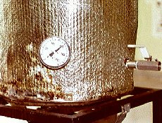 Mash/lauter-tun and themowell